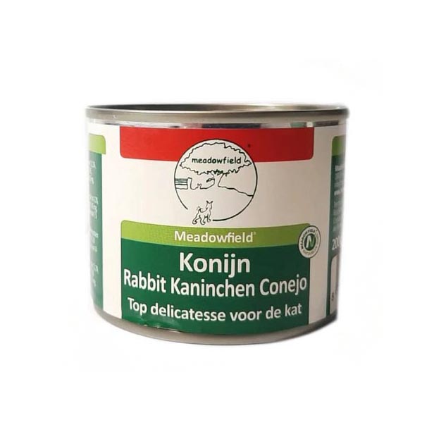 Delicatesse - Konijn - 6 blikken á 200 gram